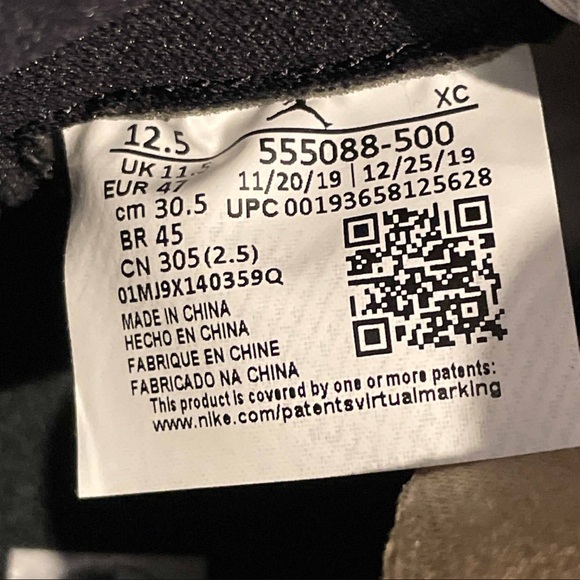 Air Jordan 1 Retro High OG ‘Court Purple 2.0’ 555088-500 Size 12.5 - Picture 6 of 7